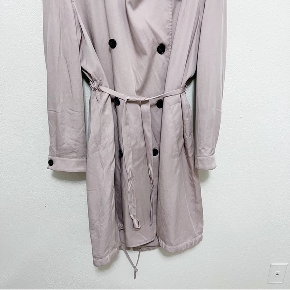 AllSaints Lia Mac Trench Coat size large - Picture 16 of 16